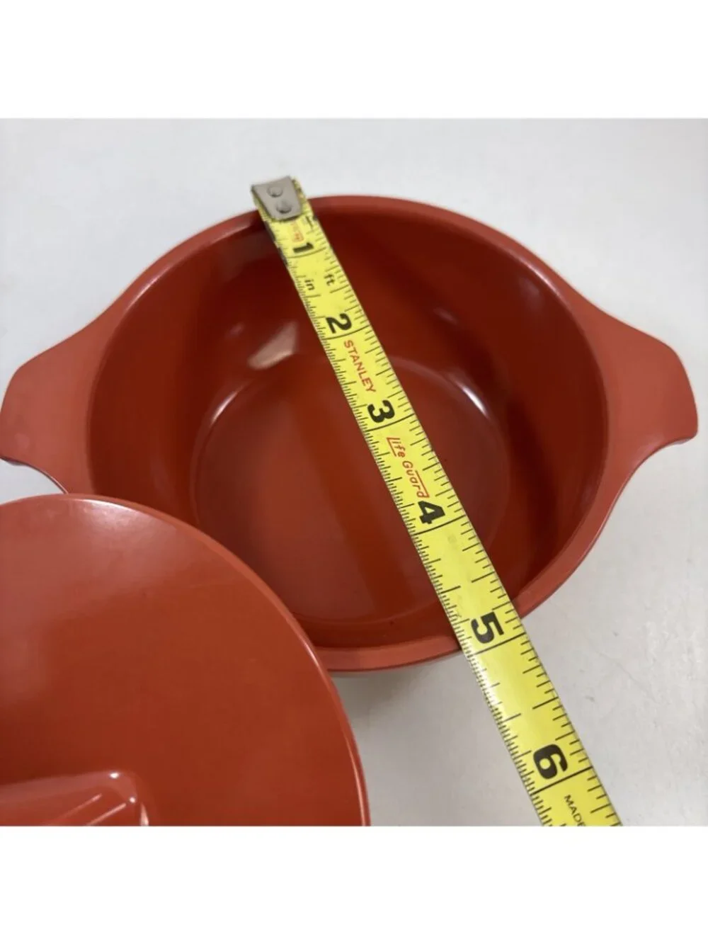 Vintage Watertown Lifetime Melmac Brunt Orange Sugarbowl